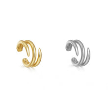 Load image into Gallery viewer, 2019 New Fashion Pearl Ear Cuff Bohemia Stackable C Shaped CZ Rhinestone Small Earcuffs Clip Earrings for Women Wedding Jewelry