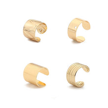Load image into Gallery viewer, 2019 New Fashion Pearl Ear Cuff Bohemia Stackable C Shaped CZ Rhinestone Small Earcuffs Clip Earrings for Women Wedding Jewelry