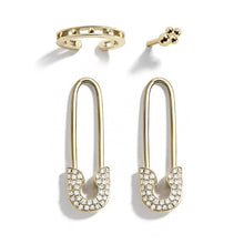 Load image into Gallery viewer, 2019 New Fashion Pearl Ear Cuff Bohemia Stackable C Shaped CZ Rhinestone Small Earcuffs Clip Earrings for Women Wedding Jewelry