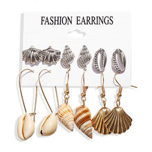 Load image into Gallery viewer, 17KM Women Earrings Set Acrylic Pearl Earrings For Women Bohemian Leopard Tassel Stud Earrings 2020 New Brincos Fashion Jewelry