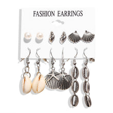 Load image into Gallery viewer, 17KM Women Earrings Set Acrylic Pearl Earrings For Women Bohemian Leopard Tassel Stud Earrings 2020 New Brincos Fashion Jewelry
