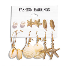 Load image into Gallery viewer, 17KM Women Earrings Set Acrylic Pearl Earrings For Women Bohemian Leopard Tassel Stud Earrings 2020 New Brincos Fashion Jewelry
